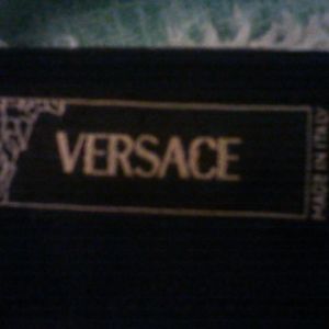 Versace dark blue slacks